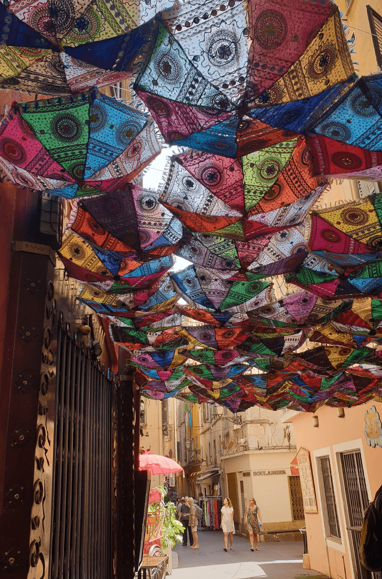 Nice, Umbrella Street - France